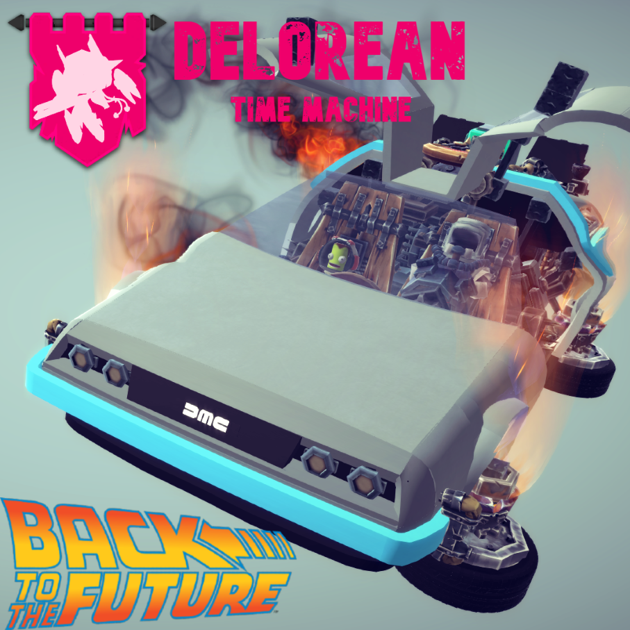 DeLorean Time-Machine (Vanilla Hover-Craft)