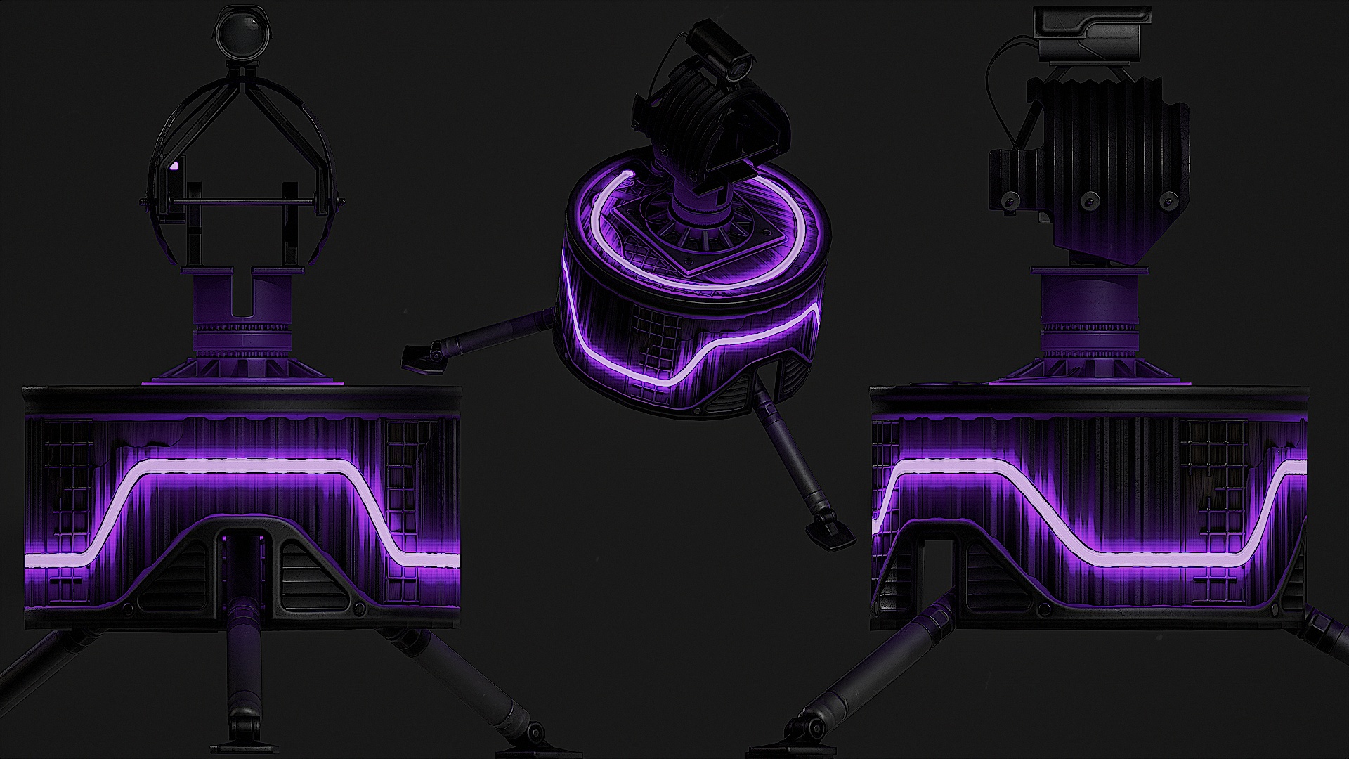 Neon Auto Turret