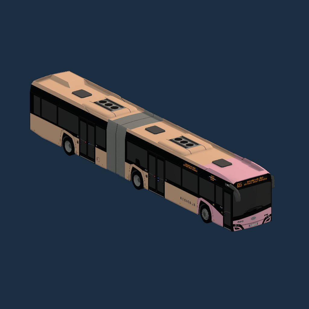 VVT Postbus - Solaris Urbino IV 18 (3D) - VVT Design 2023 - pink-orange (hinauf-hinab)