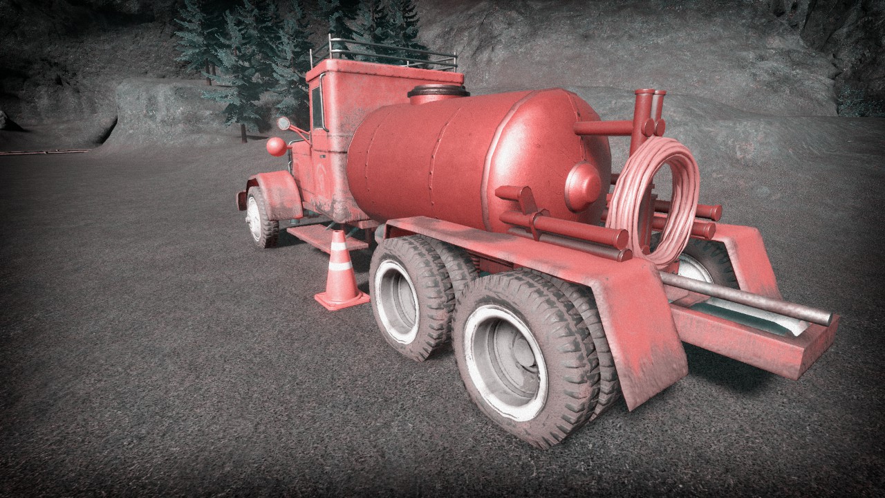 Gas  Truck .