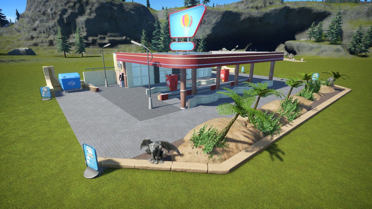 Gas Station .