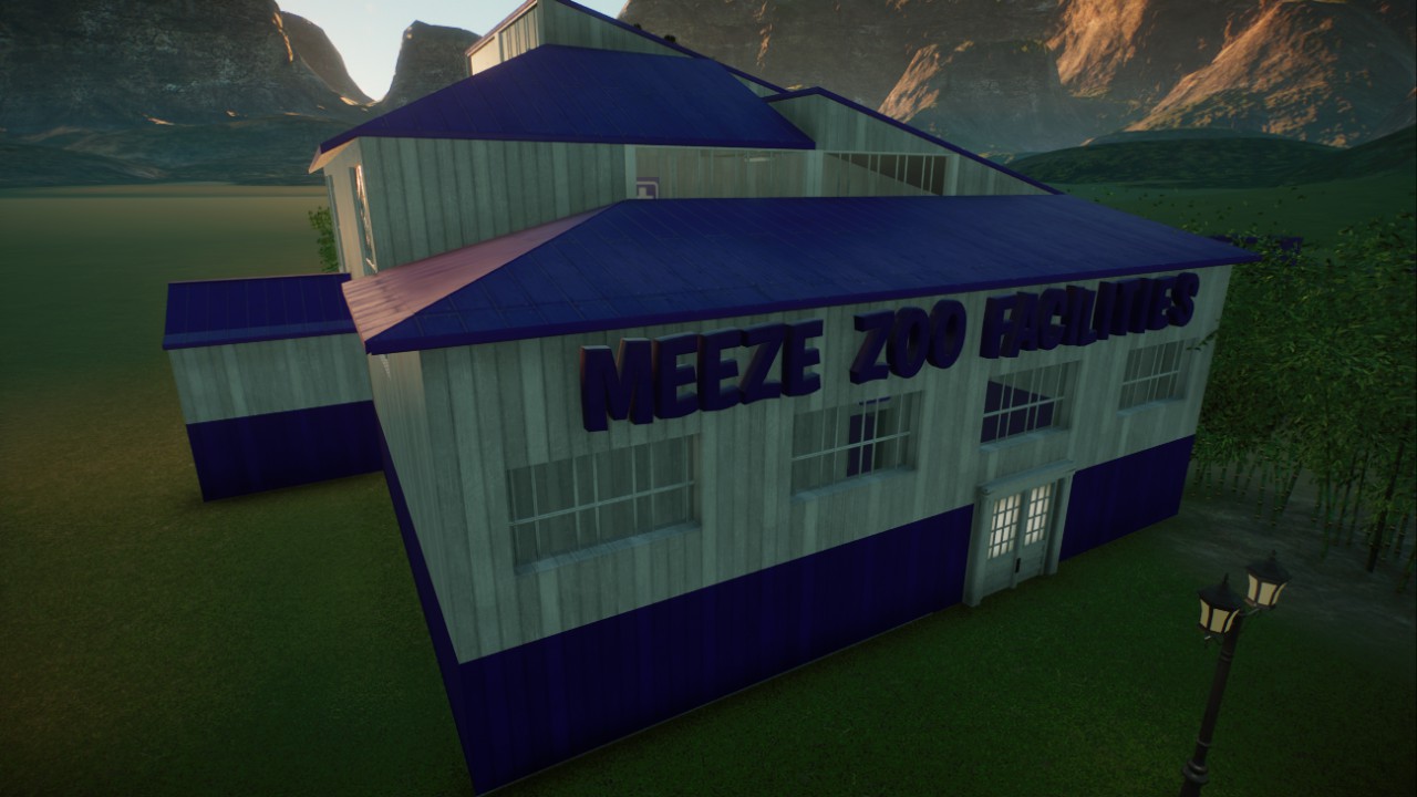 All Staff Facilities Recolorable with habitat gate space and small animal shelter