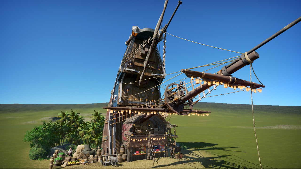 Piratenschiff,mit 2 Läden,