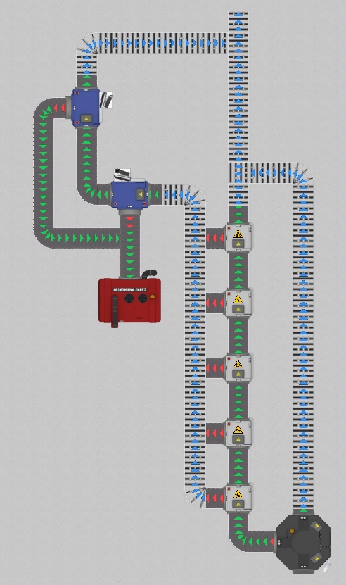 Baggage scanning system
