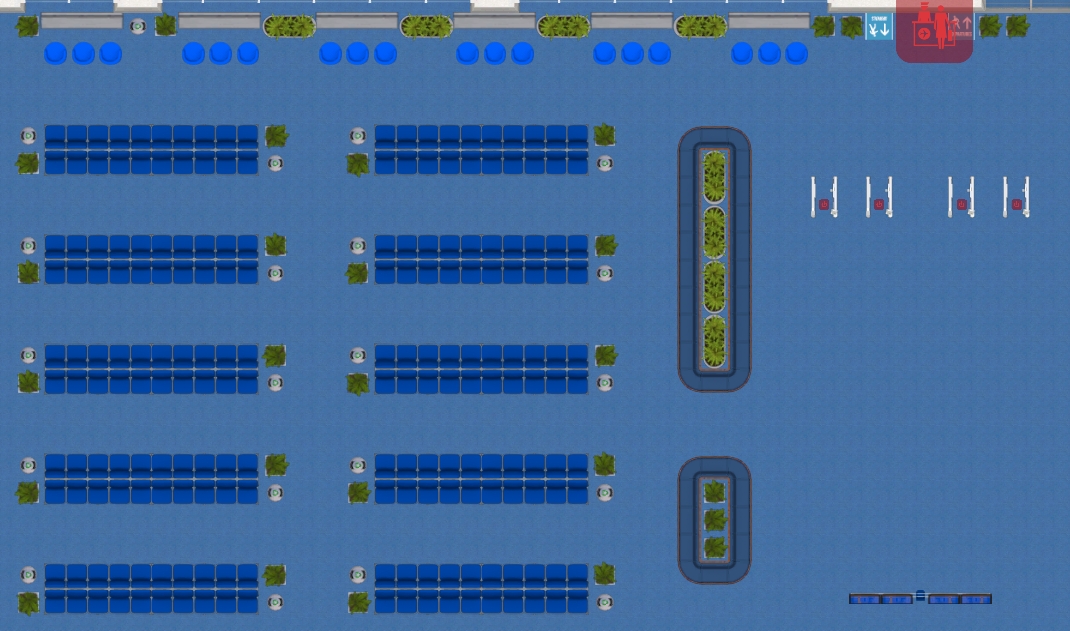 Medium automatic boarding gate