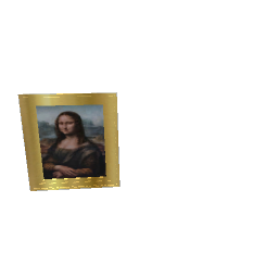 Mona Lisa by Da Vinci in gold frame