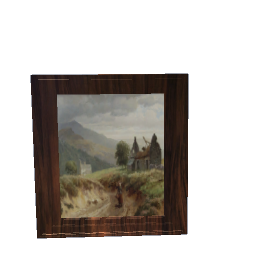 OId oil painting in wooden frame