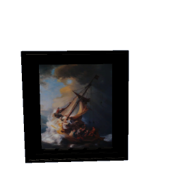  The Storm on the Sea of Galilee by Rembrandt in black frame