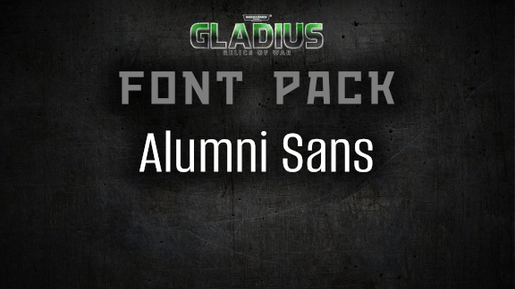 Font Pack (Alumni Sans)