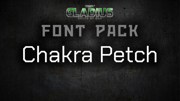 Font Pack (Chakra Petch)