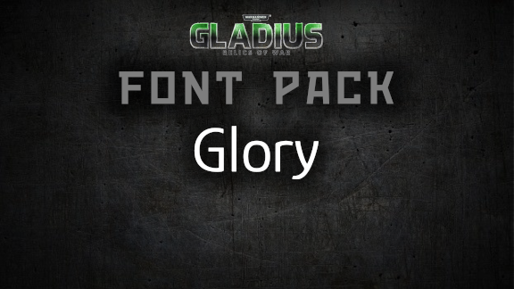 Font Pack (Glory)