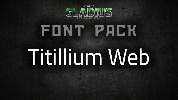 Font Pack (Titillium Web)