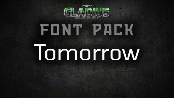 Font Pack (Tomorrow)