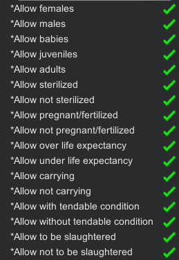 More filters for animals' pen