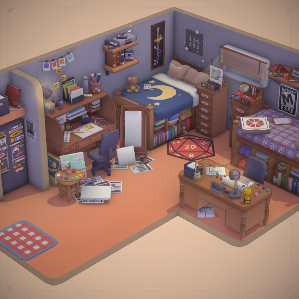 the strangest dorm room