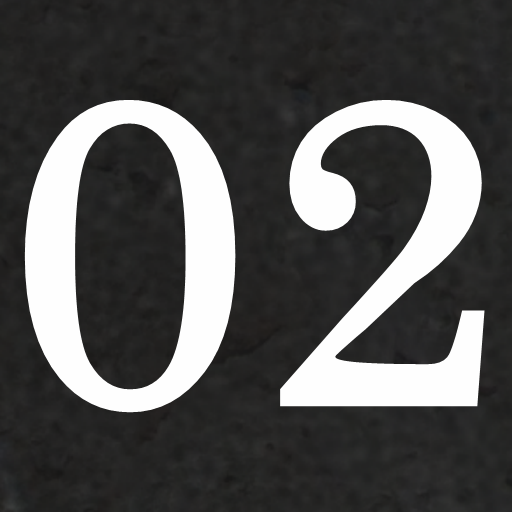 Numerical Decal 02 (Black)