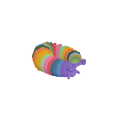 Fidget slug toy