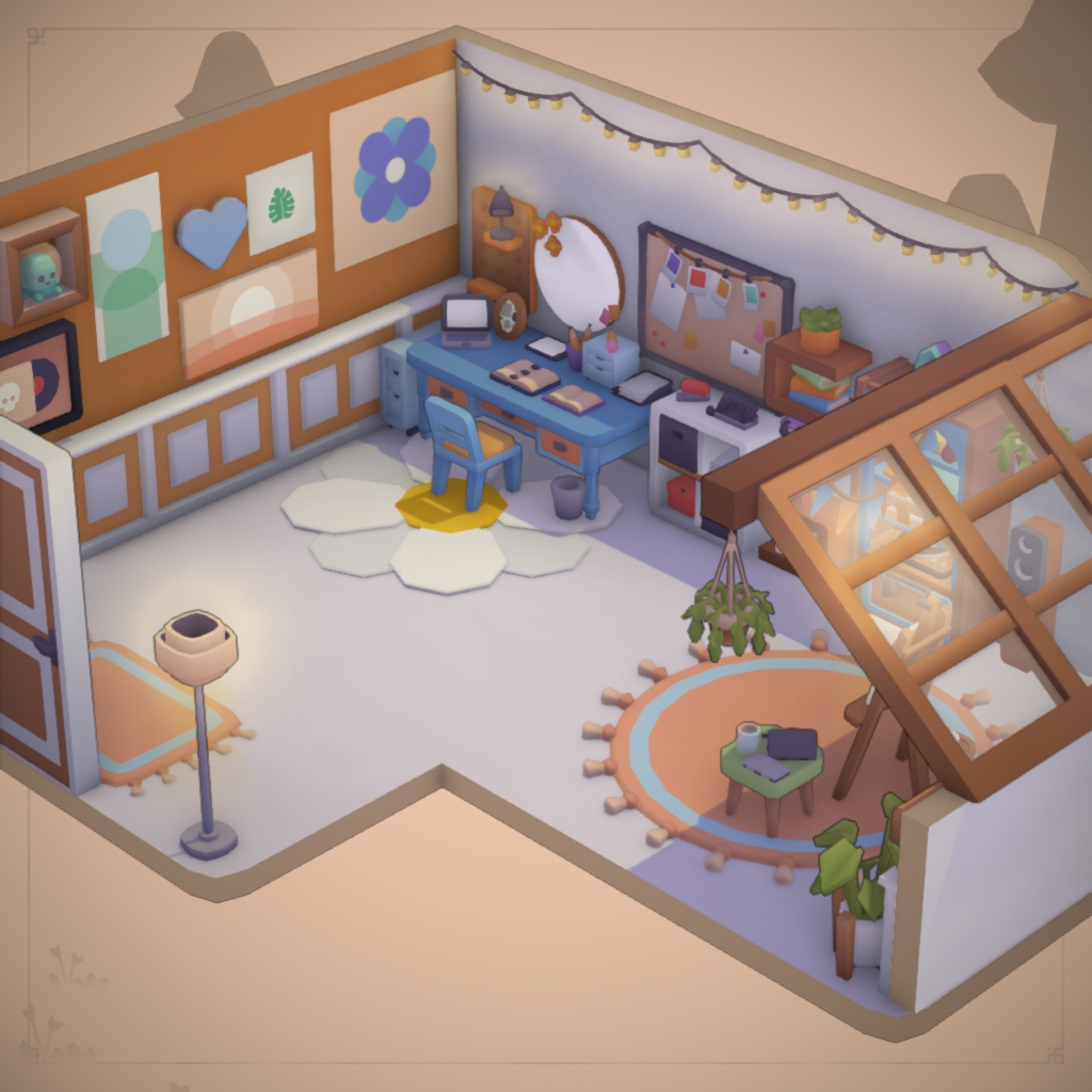 Orange Cute Craftroom