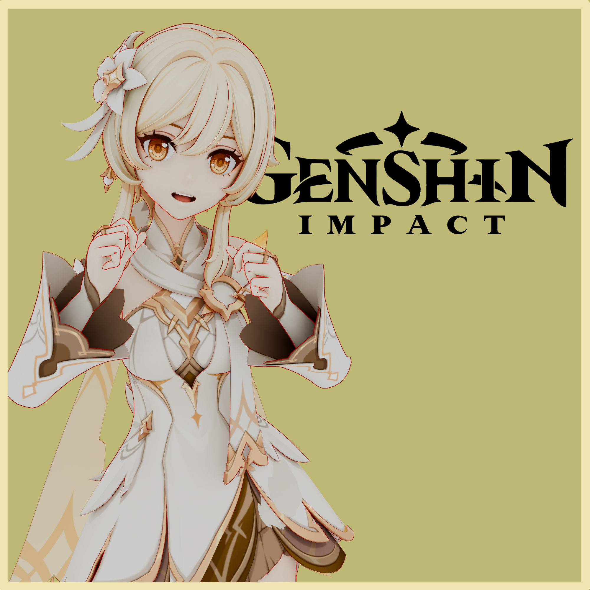 Genshin Impact - Lumine - As Heaven and Earth Are Made Anew (PM & NPCs)