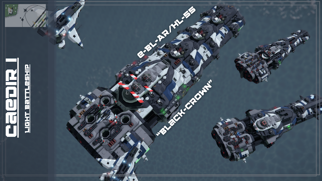 ~UIN~ Caedir Class Light Battleship // "Black-Crown"