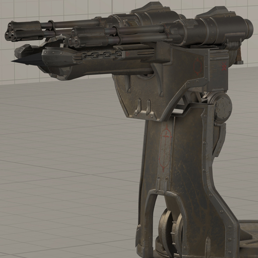 DOOM The Dark Ages Sentinel Turret (Prop)