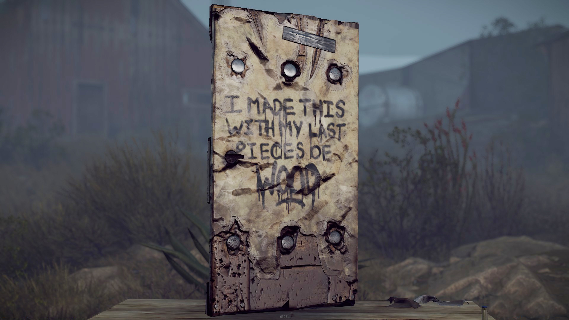 CNDBLOOD Wooden Door