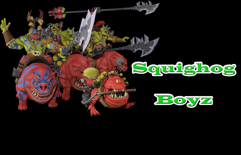 Ork SquigHog Rider