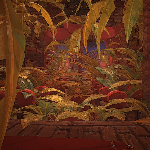 Abandoned mask theater