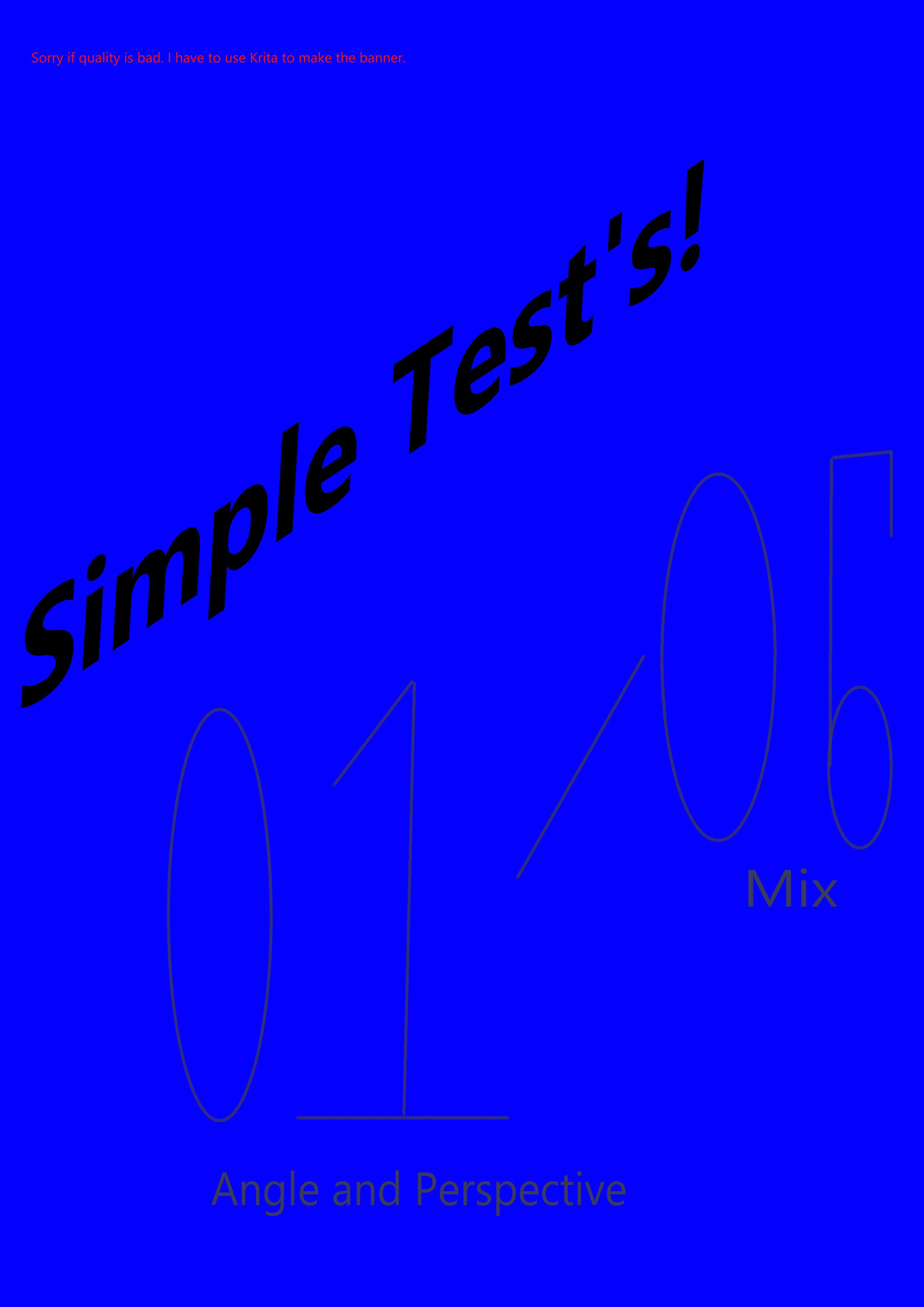 Simple Tests 01 - 06