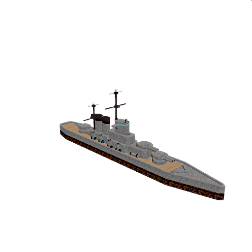 Large Navy Cruiser