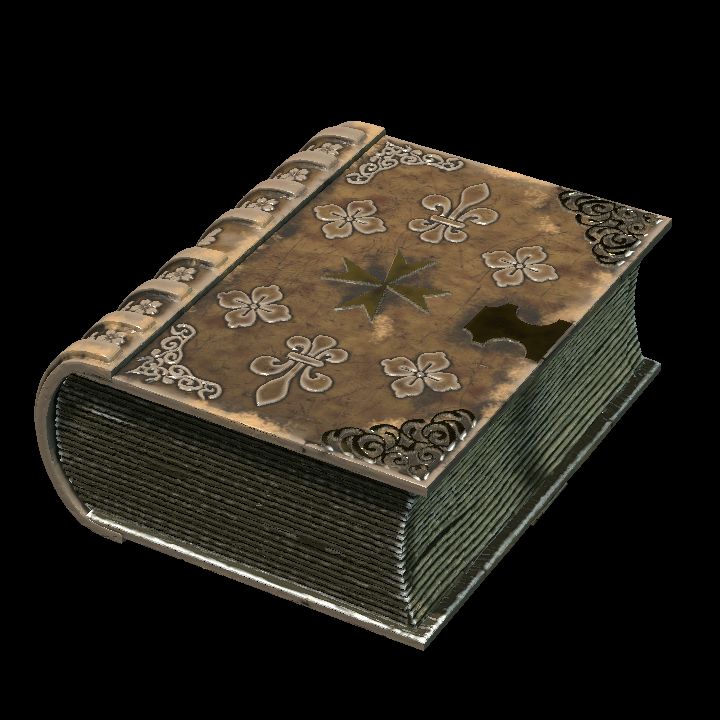 Book, Chained (sans chain - prone)
