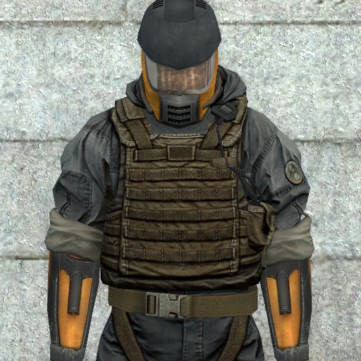 Tactical HEV Suit with a Helmet