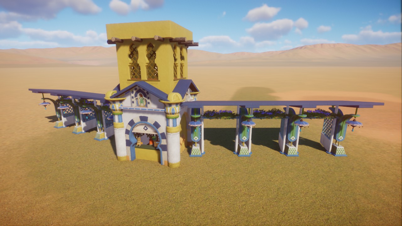 North African Zoo Entrace