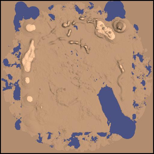 Desert Shield / Desert Storm Map (1991)