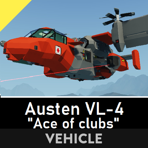 Austen VL-4 "Ace of Clubs" SAR VTOL With attachments
