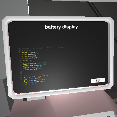 battery display