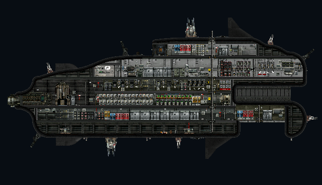 Waterdragon - Giant War ship – Barotrauma Mod