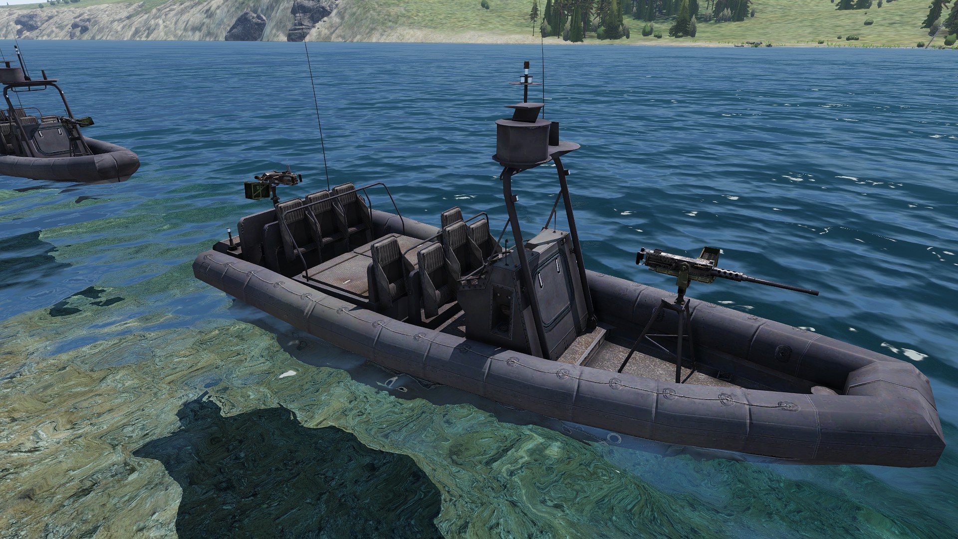 Russian Insurgents River Assault