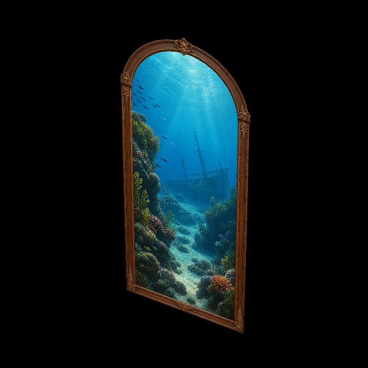 Painting, Sunken Ship {2D}