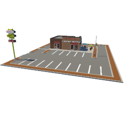 Tim Hortons Restaurant with lights (credits to CyberTheChief for original building) preview