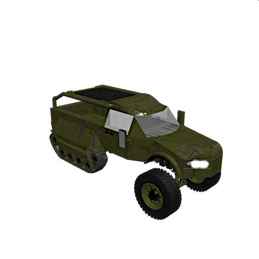 Half-Track-Fahrzeug