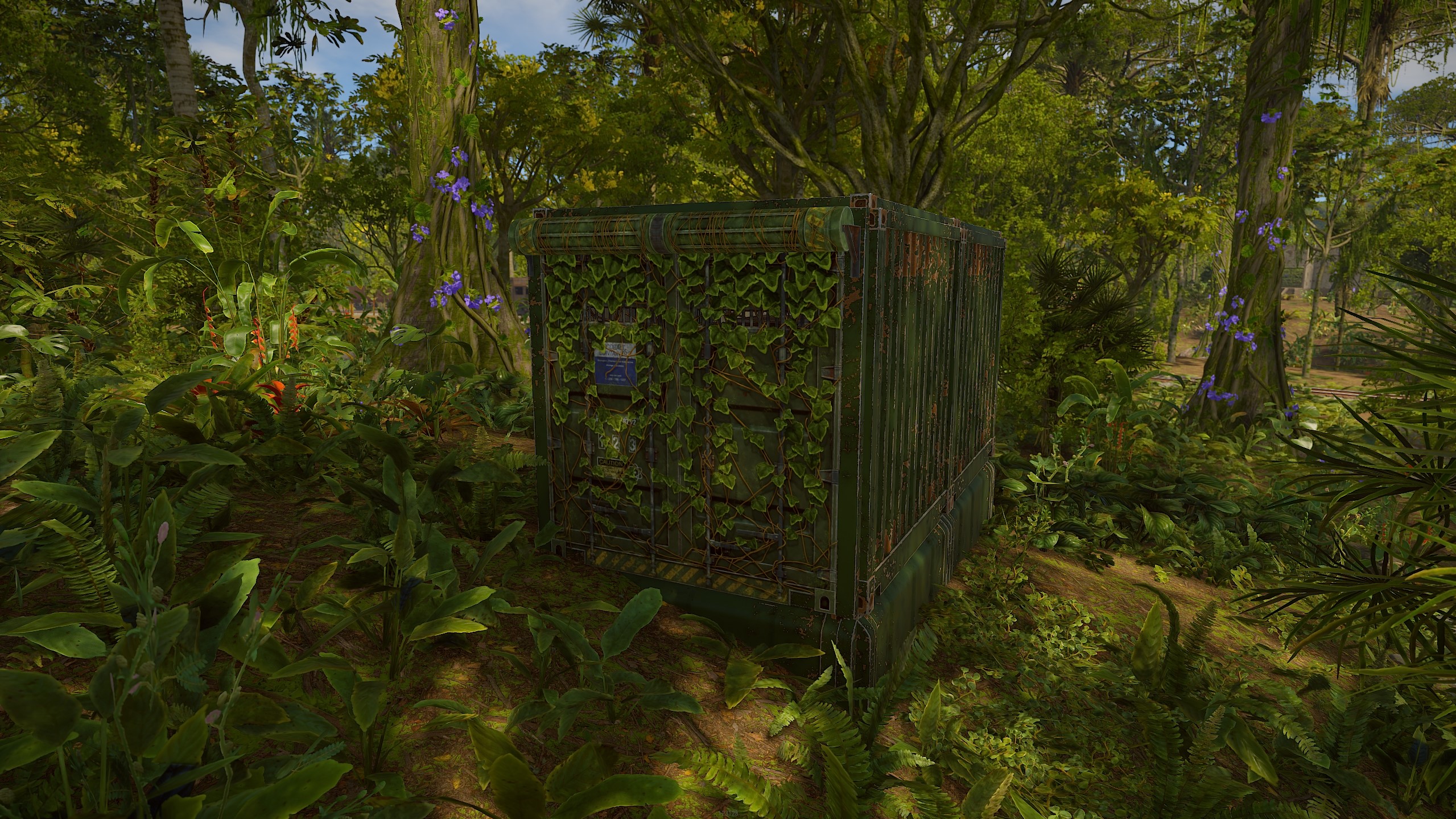 Cobalt Jungle Container Garage Door thumbnail 5