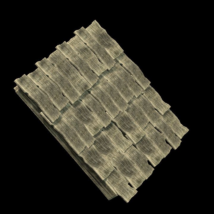 wooden roof 1 - tilted