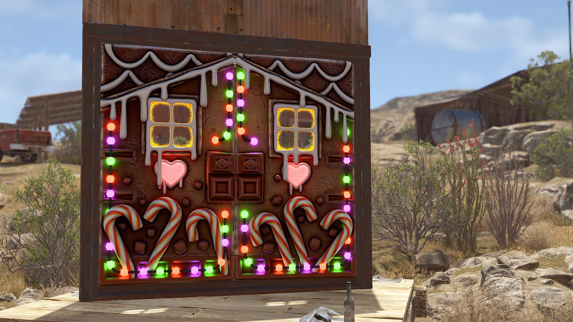 Gingerbread Metal Double Door thumbnail 3