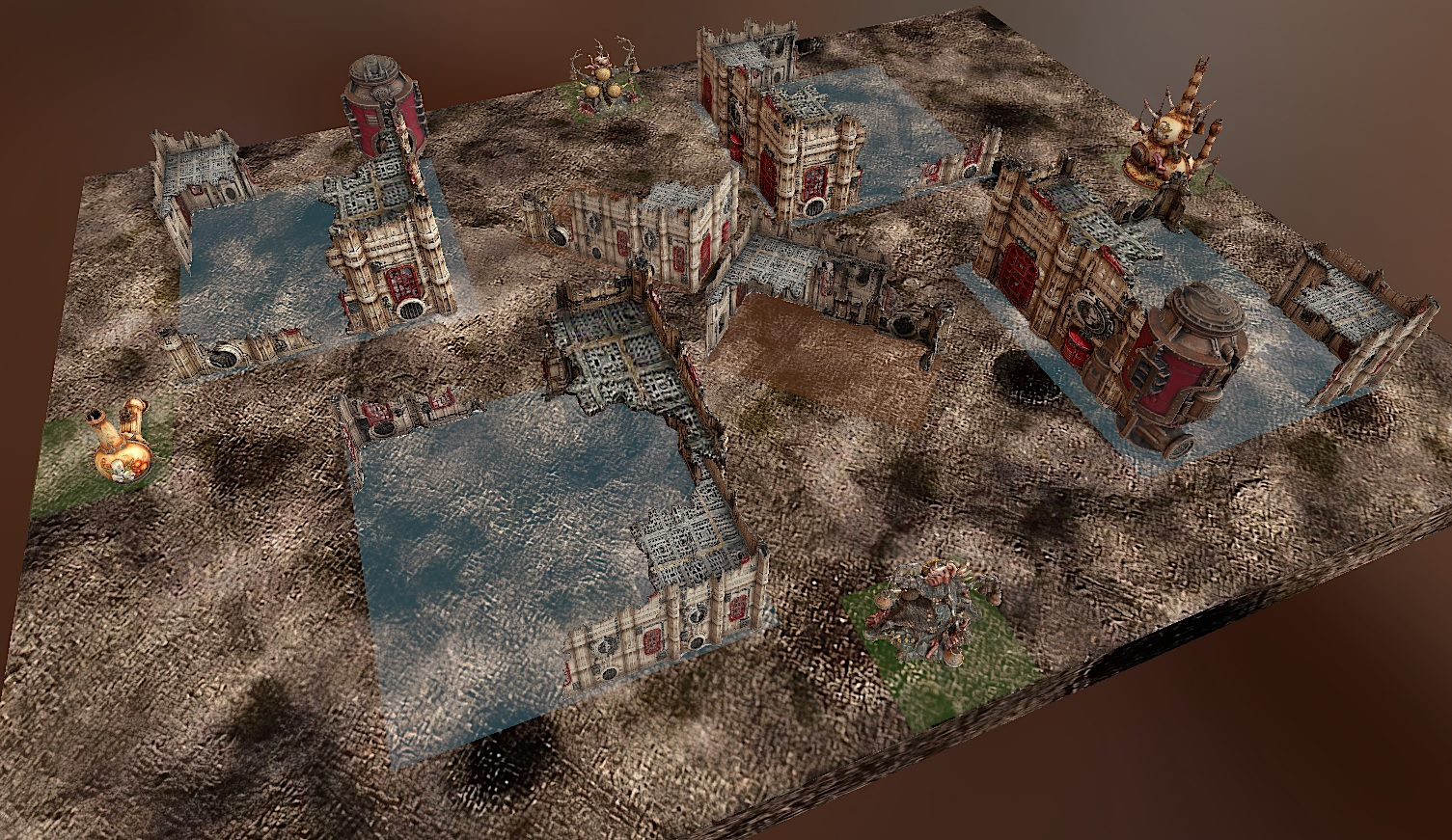 Warhammer 40k 2021 US GT OPEN Layout 2 Graphic Overlay Build