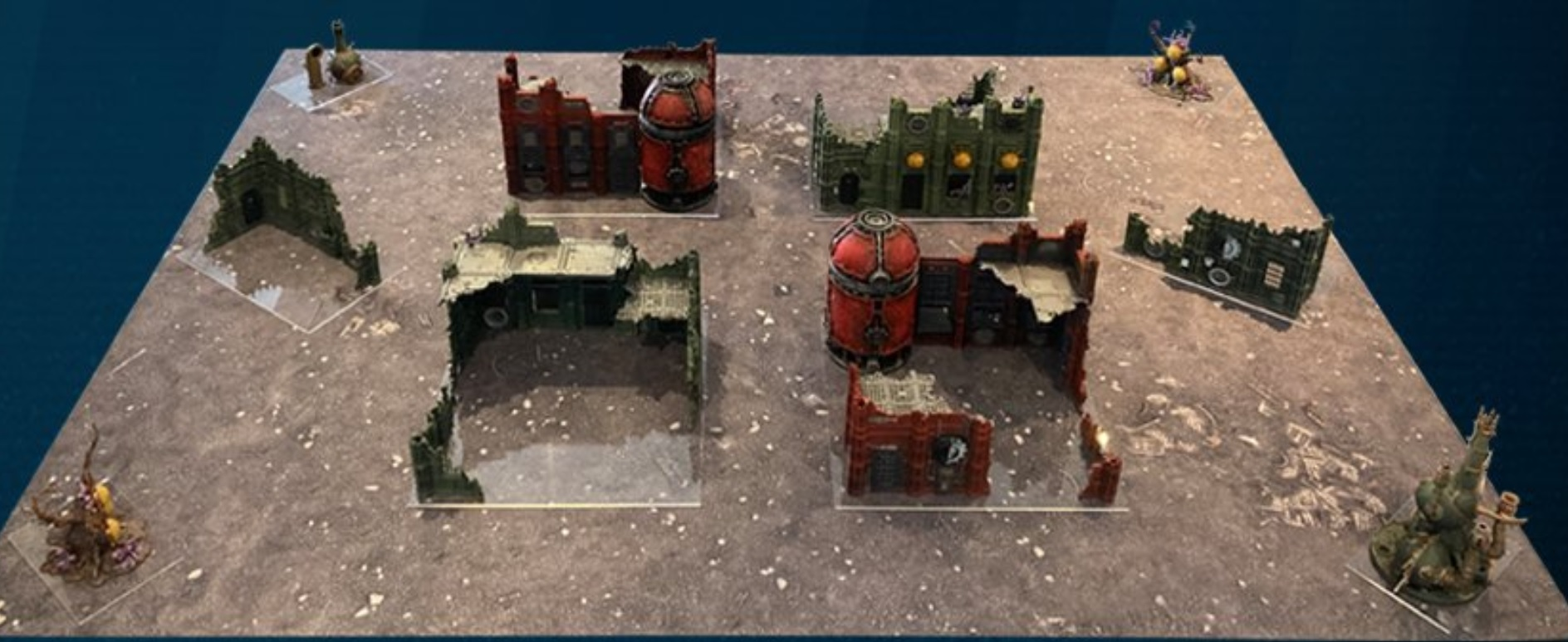 Warhammer 40k 2021 US GT OPEN Layout 1 Photo Demo Table Build
