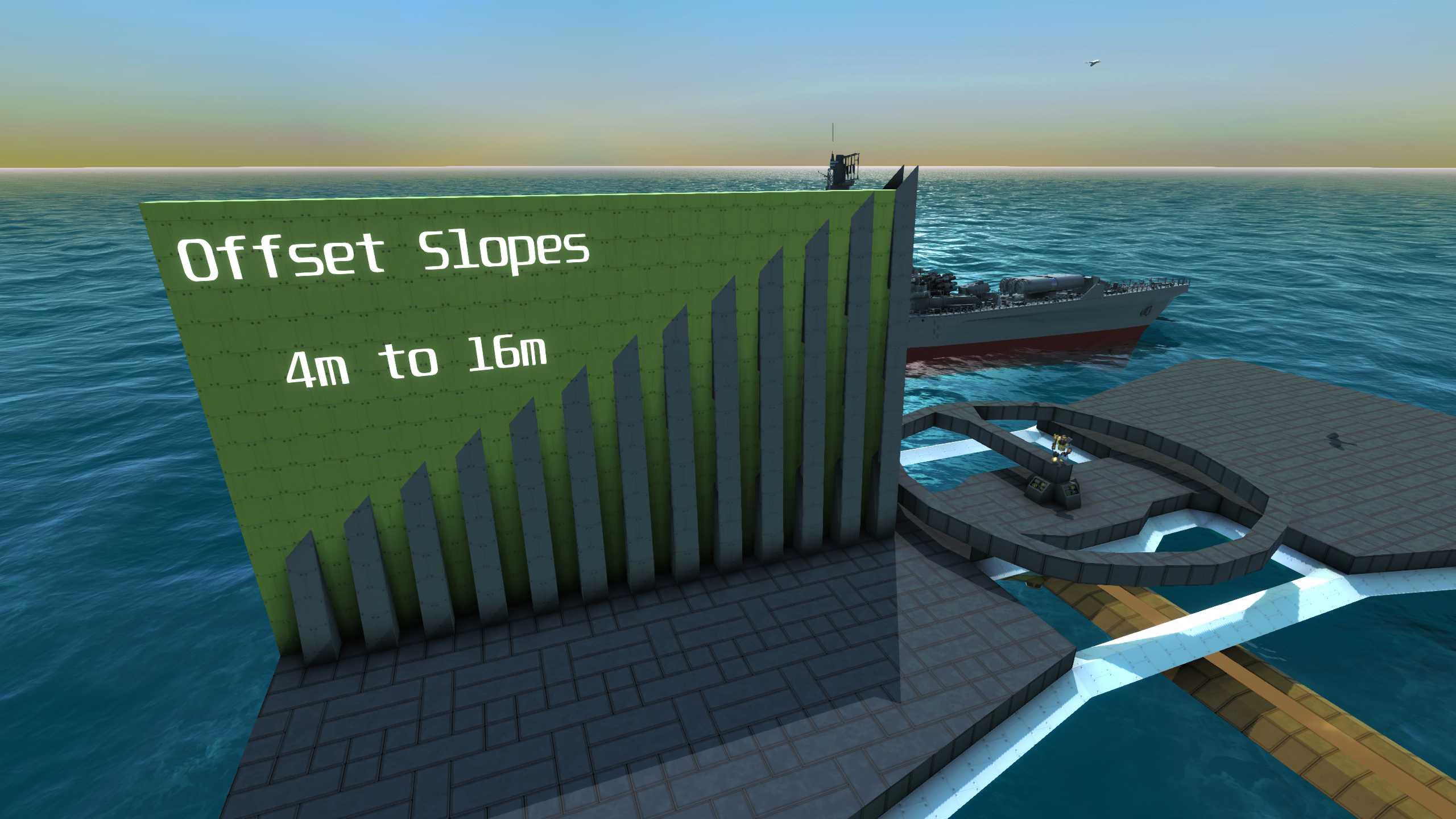 Vanilla 4m to 16m offset slopes