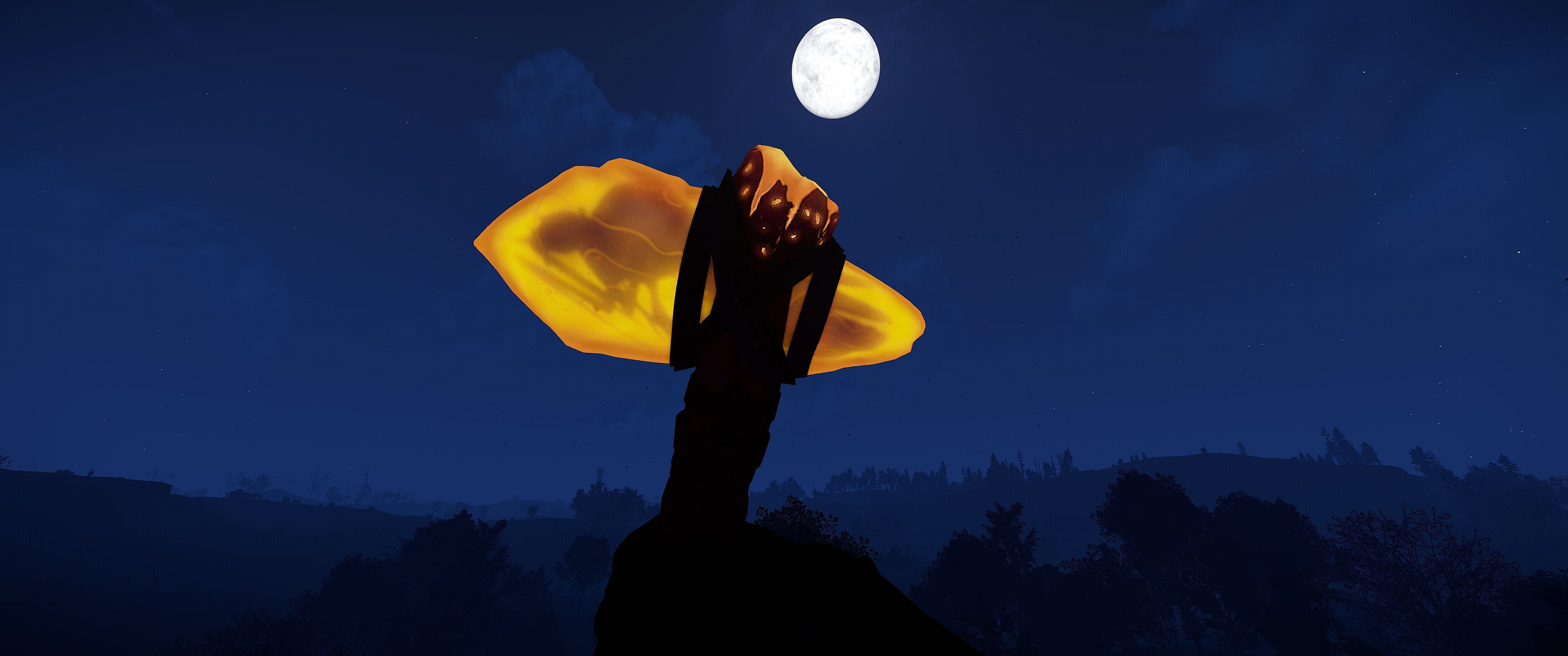 Ancient Amber Stone Hatchet