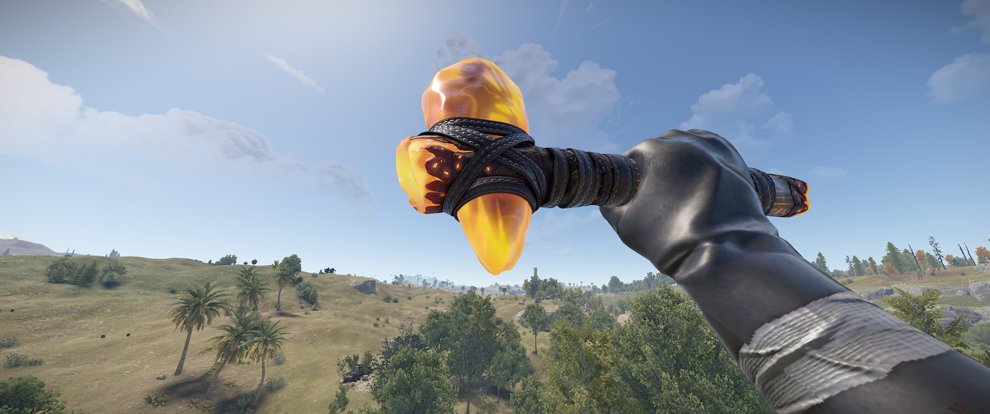 Ancient Amber Stone Hatchet
