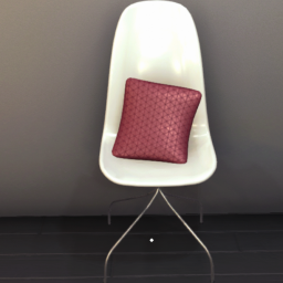 Contemporary Modern Dining Chair 1 White and Red
